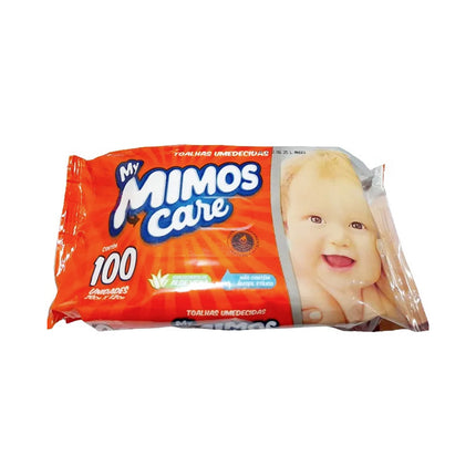 Toalha Umedecida Mimos Care Com 100 Unidades - Rf 550083