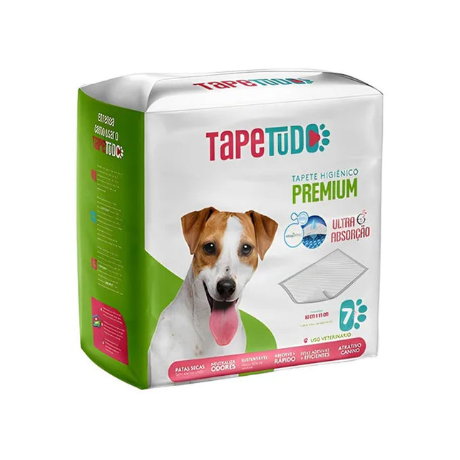 Tapete Higiênico Absortec 60x55cm Com 07 Unidades