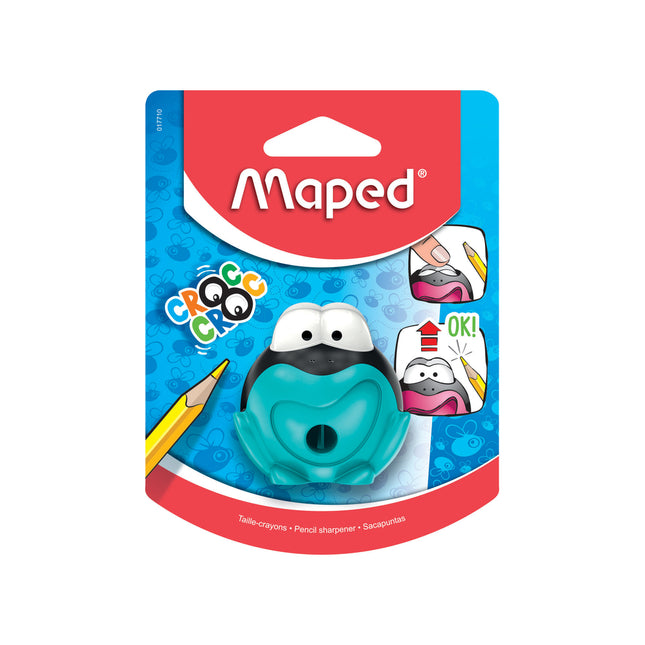 Apontador Escolar Maped Croc Croc Sapo Blister - 017710