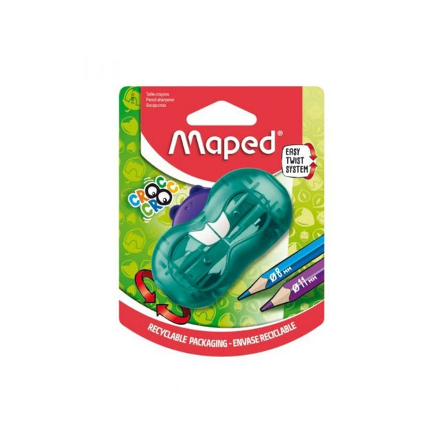 Apontador Croc Croc Castor Twist Blister Maped - 018410