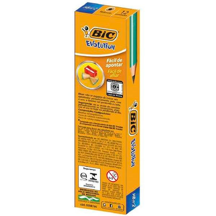 Lápis Grafite Bic Evolution Hex N-02 Hb2 Caixa Com 144 Unidades - 835232