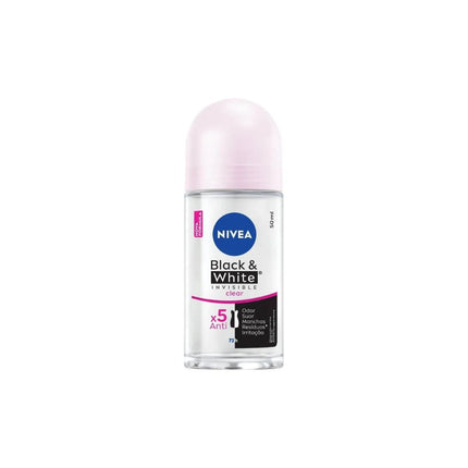 Des.Roll-On Nivea Invs.Black White Clear 50ml - 82240