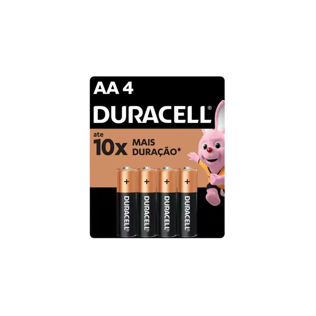 Pilha Duracell Alcalina AA Com 04 Unidades - 5014624