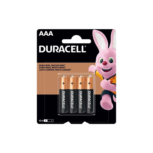 Pilha Duracell Alcalina AAA Com 04 Unidades - 5014628