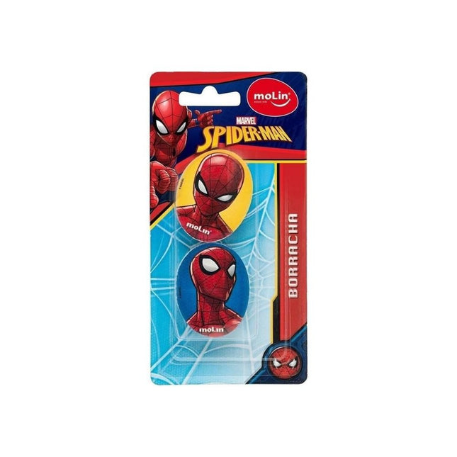 Borracha Molin Spider-Man Com 02 Unidades - 14180