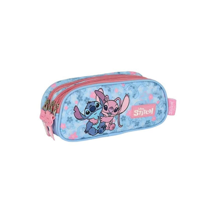 Estojo Escolar Stitch Rosa - ET50105SC0300UN