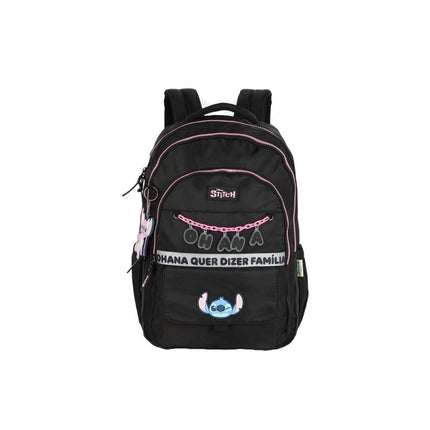 Mochila Escolar Laptop Stitch Preto - MJ50081SC0600UN