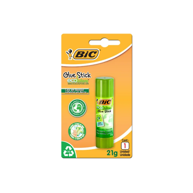 Cola Bastao 21gr Bic Ecolutions Com 01 Unidade - 886643