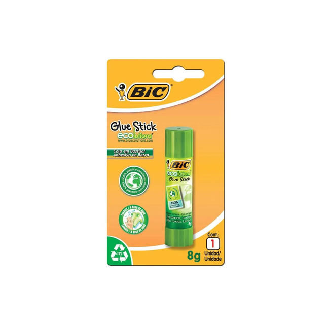 Cola Bastao 8gr Bic Ecolutions Blister Com 01 Unidade - 1400350/886640
