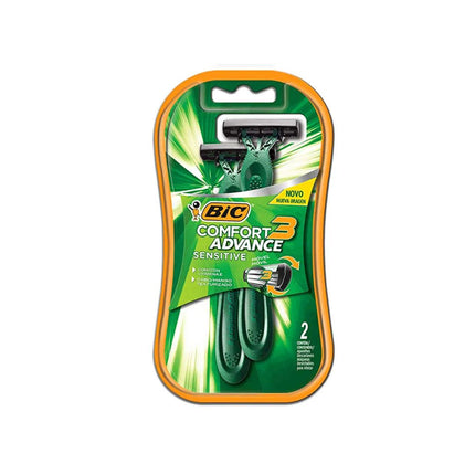 Apar.Barba Bic Comfort Advance 3 Sensitive Com 02 Unidades - 8713191