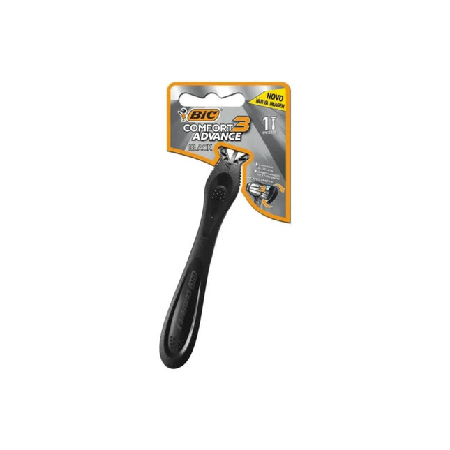 Apar.Barba Bic Comfort Advance 3 Black Com 01 Unidade - 8919981