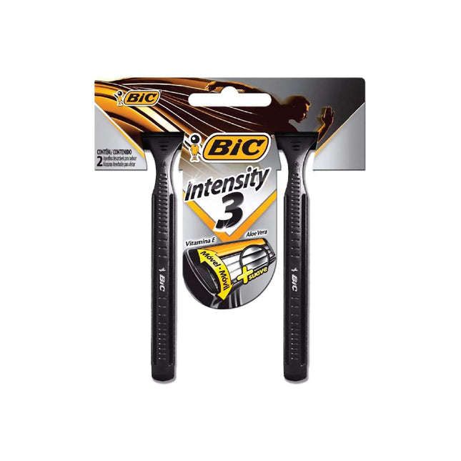 Apar.Barba Bic Intensity 3 Com 02 Unidades - 904421
