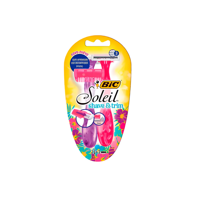 Apar.Barba Bic Soleil Shave E Trim Com 02 Unidades - 930184