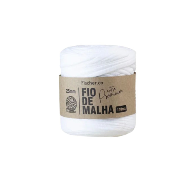 Fio De Malha Extra Premium 25mm Fischer Cor Off White - 6