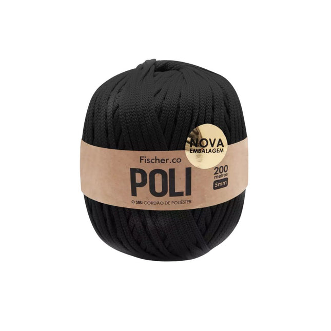 Fio Nautico 5mm Fischer 200mts Cor 740 Preto