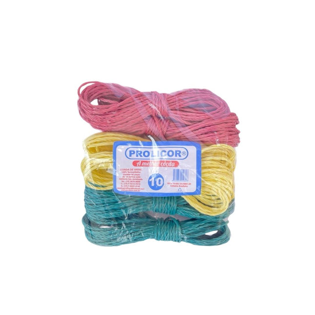 Fio De Varal Nylon Prolicor N-10 10mts Com 06 Unidades Emb.Padrao
