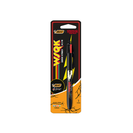 Caneta Bic 4 Cores Collab Squawk Com 01 Unidade - 530006