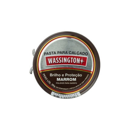 Pasta Para Calcados Wassington 36g Cor Marrom Com 01 Unidade - 400200011
