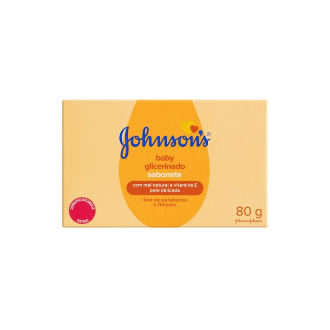 Sabonete Johnsons Baby Glicerina Mel E Vitamina E 80g / 577902 - 533809