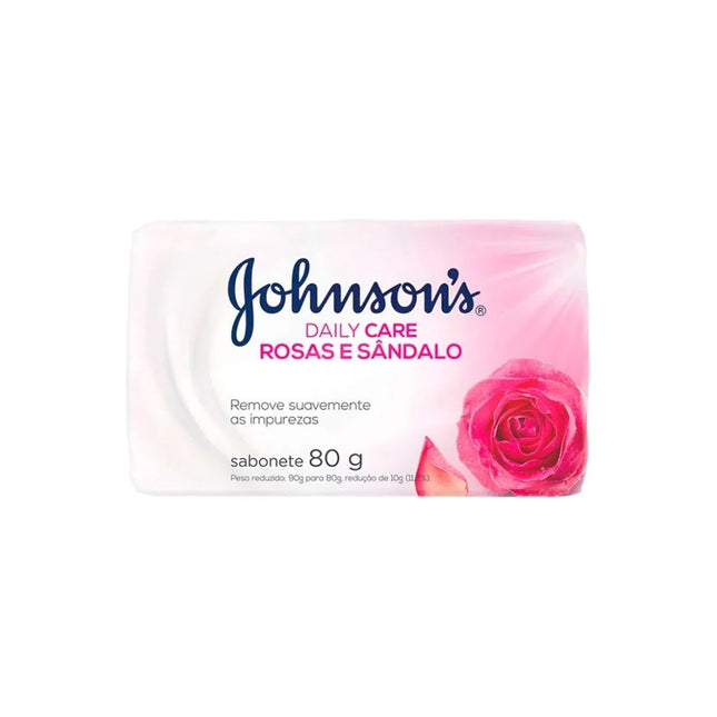 Sabonete Johnson 80g Rosas E Sandalo Com 01 Unidade - 536667