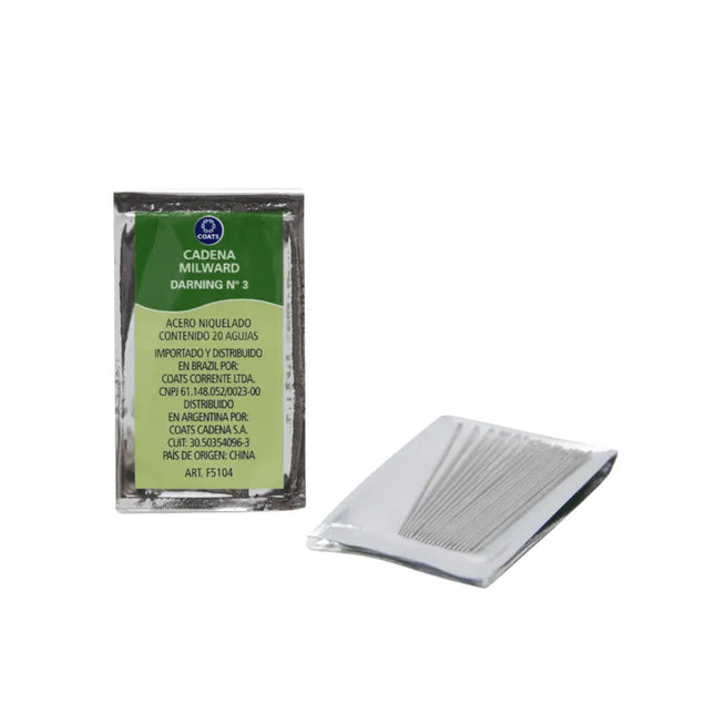 Agulha Corrente Darning N-03 Envelope Com 20 Unidades - F510003-000ni