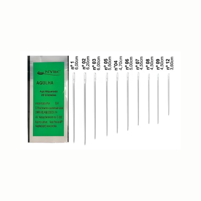 Agulha Corrente Darning N-06 Envelope Com 20 Unidades - F510