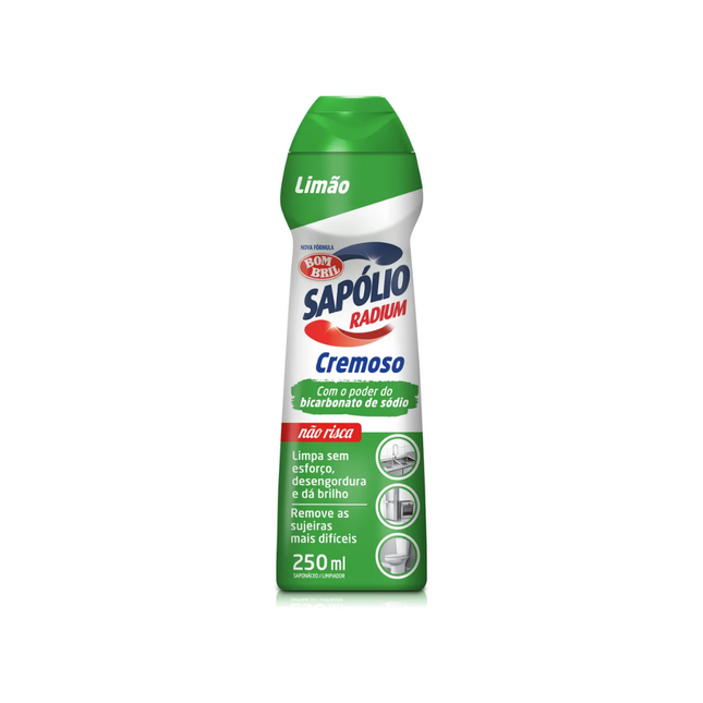 Sapolio Radium Cremoso Limao 250ml Bombril - 14616
