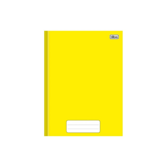 Caderno Tilibra Broch.Univ. Com D Mais 96FLS Cor Amarelo Com 01 Unidade - 116807