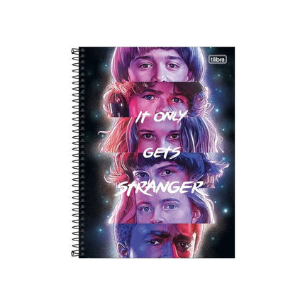 Caderno Tilibra Univ. Com D 16X1 256FLS Stranger Com 01 Unidade - 397920