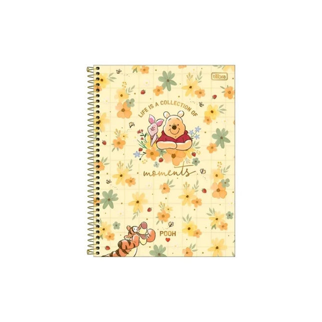 Caderno Tilibra Univ. Com D 1X1 80FLS Pooh Com 01 Unidade - 308285