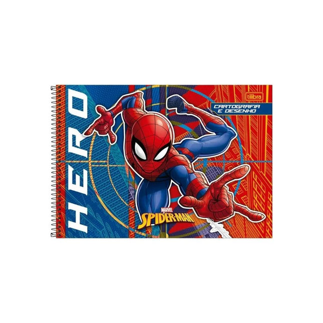 Caderno Tilibra Cartografia Com D S/Seda 80FLS Spider Man Com 01 Unidade - 309184