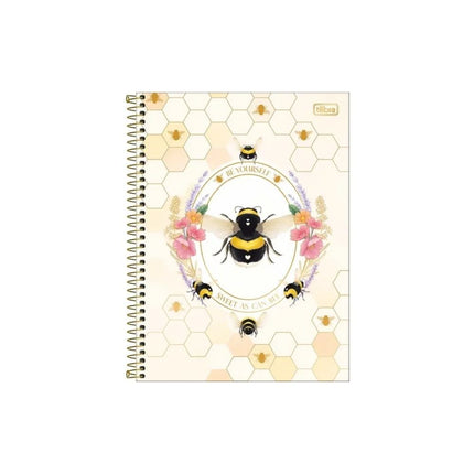 Caderno Tilibra Univ. Com D 10X1 160FLS Honey Bee Com 01 Unidade - 323012
