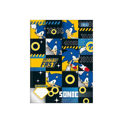 Caderno Tilibra Broch. Com D Calig 40FLS Sonic Com 01 Unidade - 350664