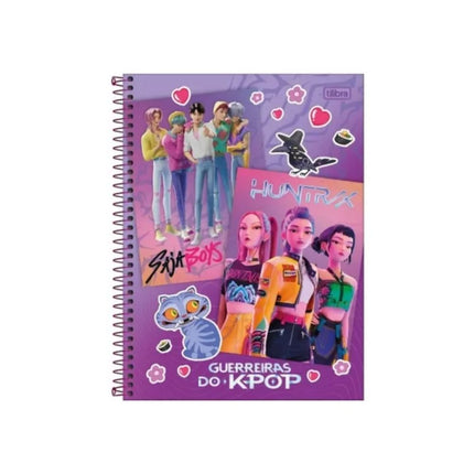 Caderno Tilibra Univ. Com D 1X1 80FLS Guerreiras Do K-Pop Com 01 Unidade - 399728