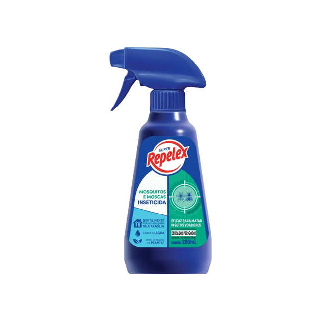 Repelex Inseticida Mosquitos E Moscas Spray 280ml - 3281341