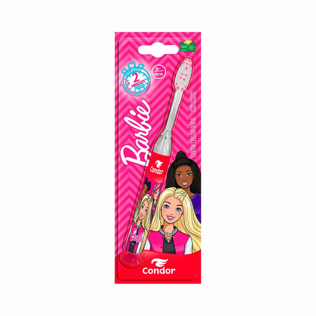 Escova Condor Dental Macia Barbie LED - 3176-0