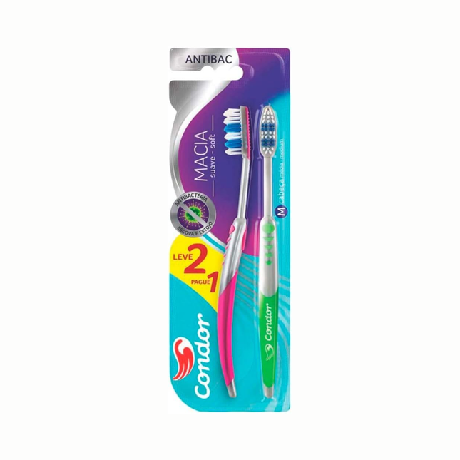 Escova Condor Dental Antibac L2P1 - 8056