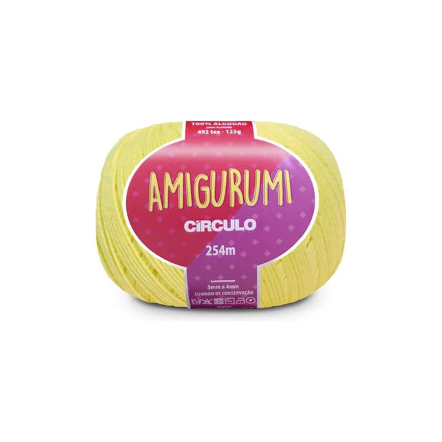 Linha Circulo Amigurumi Cor 1730 Amarelo Candy