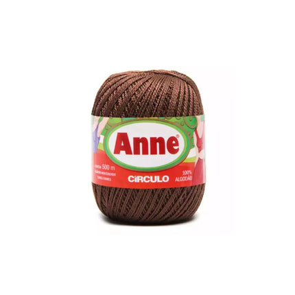 Linha Circulo Anne 500 Cor 7382 Marrom Com 01 Unidade