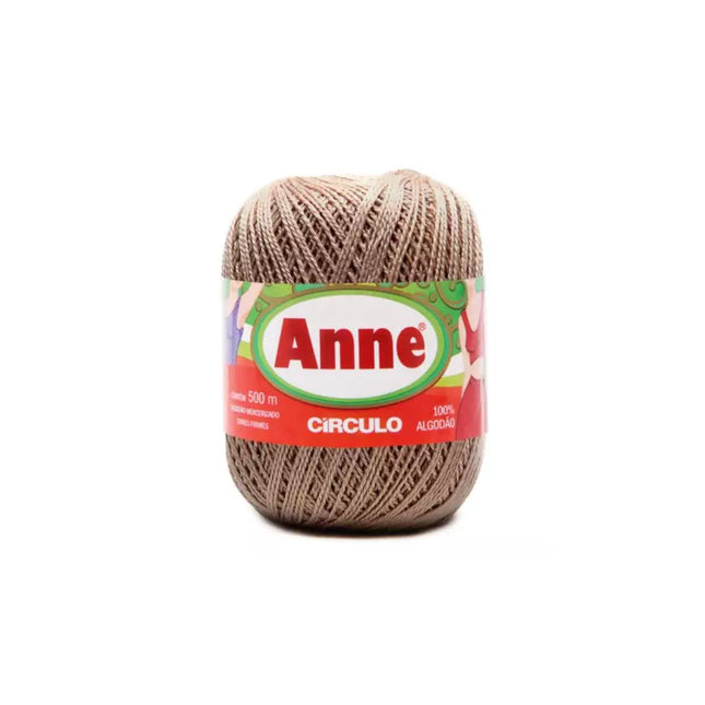 Linha Circulo Anne 500 Cor 7625 Marrom Com 01 Unidade