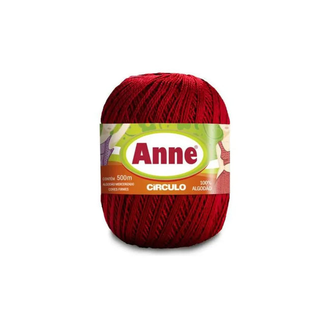 Linha Circulo Anne 500 Cor 3402 Vermelho Circulo Com 01 Unidade