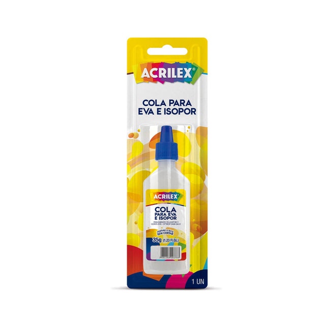 Cola Acrilex Para Eva E Isopor 35g Caixa Com 12 Unidades - 17335