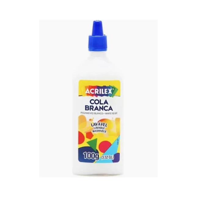 Cola Branca 100gr Acrilex Com 01 Unidade - 02810