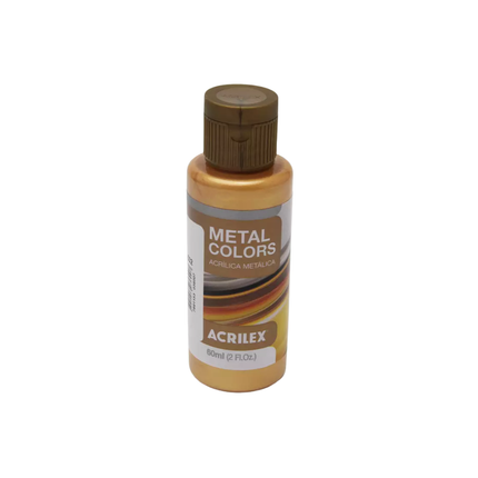 Tinta Acrilex Acrilica Metalica 532 Ouro Com 01 Unidade - 03660