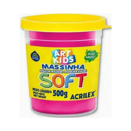 Massa De Modelar Soft Acrilex 500g Maravilha - 7350-107