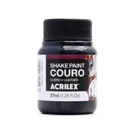 Tinta Shake Paint Acrilex 37ml Cor 520 Preto Com 01 Unidade - 13037-0520