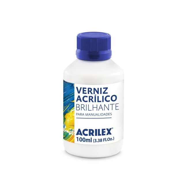 Verniz Acrilex Brilhante 100ml Com 01 Unidade - 15010