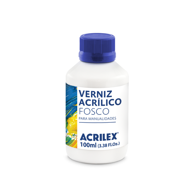 Verniz Acrilex Fosco 100ml Com 01 Unidade - 16910