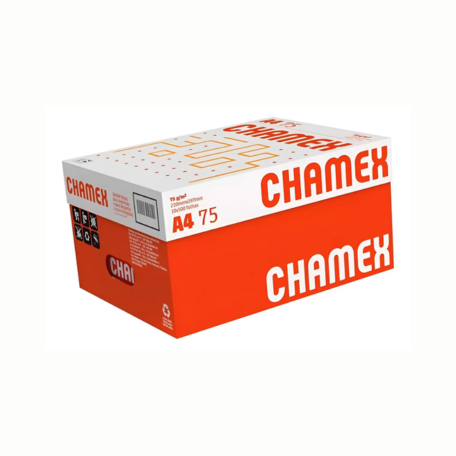 Papel Sulfite A4 Com 500 Unidades Fls Office 210X297 Cor Branco Caixa Com 10 Unidades Pacote