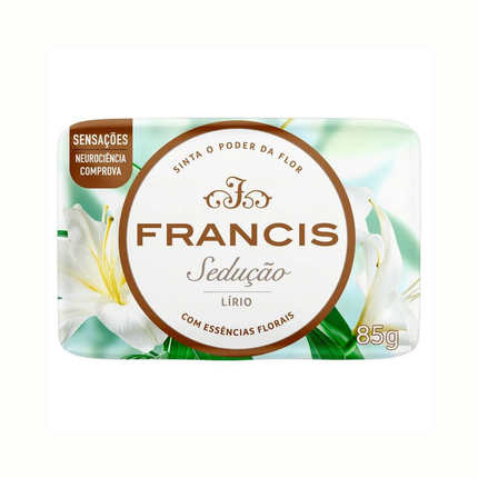 Sabonete Francis Suave Barra Suave Branco 85g Com 01 Unidade - 402882